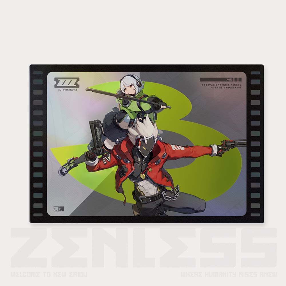 【 Pre order 】Zenless Zone Zero Temporal Frequencies Series Laser Collection Flash Card
