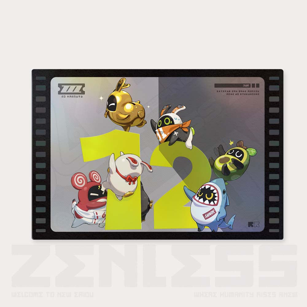 Zenless Zone Zero Temporal Frequencies Series Laser Collection Flash Card
