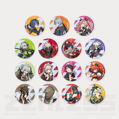 【 Pre order 】Zenless Zone Zero Temporal Frequencies Series Tinplate Badge