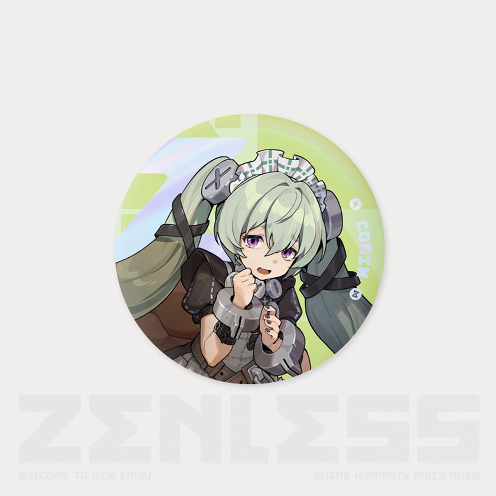 【 Pre order 】Zenless Zone Zero Temporal Frequencies Series Tinplate Badge